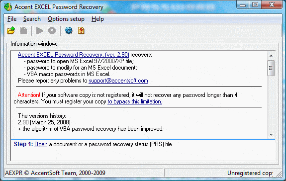 Accent Excel Password Recovery 22.01 with Crack Download 2022